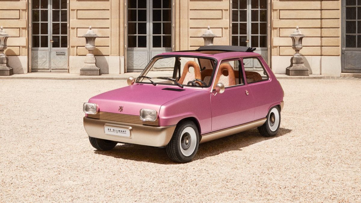 Renault 5 Diamant eléctrico y con volante de mármol