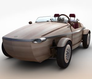 Toyota Setsuna de madera