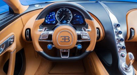 Bugatti Chiron salpicadero