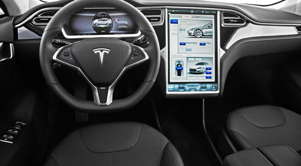 Tesla Model S salpicadero