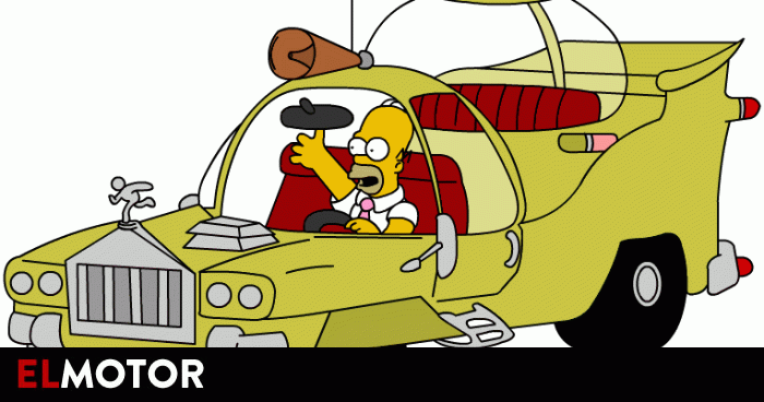 Artístico estanque encima Los Simpsons y su ácida crítica a la industria del automóvil