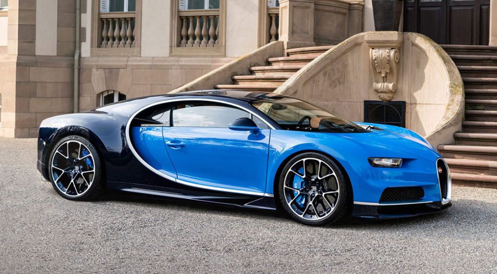 acelerador Bugatti Chiron