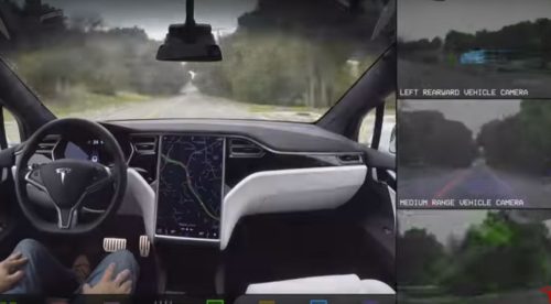 Este vídeo enseña en detalle cómo funciona el coche autónomo de Tesla