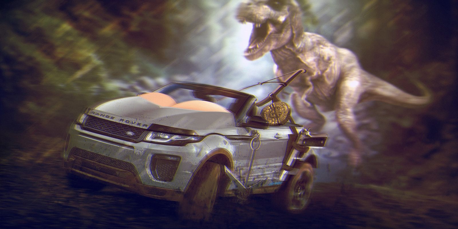 Lara Croft: Range Rover Evoque Convertible