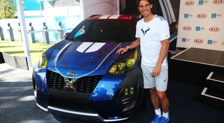 Rafa Nadal y otros embajadores de las marcas de coches