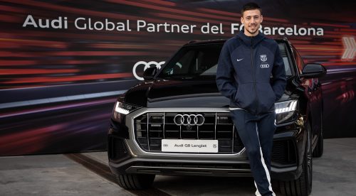 Los jugadores del Barça recogen sus Audi: triunfan los SUV