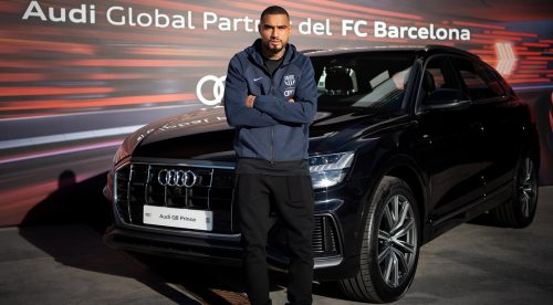 Los jugadores del Barça recogen sus Audi: triunfan los SUV