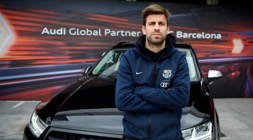 Los jugadores del Barça recogen sus Audi: triunfan los SUV