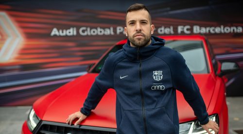 Los jugadores del Barça recogen sus Audi: triunfan los SUV