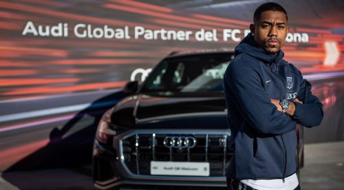 Los jugadores del Barça recogen sus Audi: triunfan los SUV