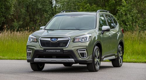 Las imágenes de los Subaru Forester y XV híbridos