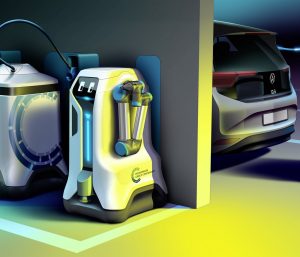 robots para cargar coches eléctricos