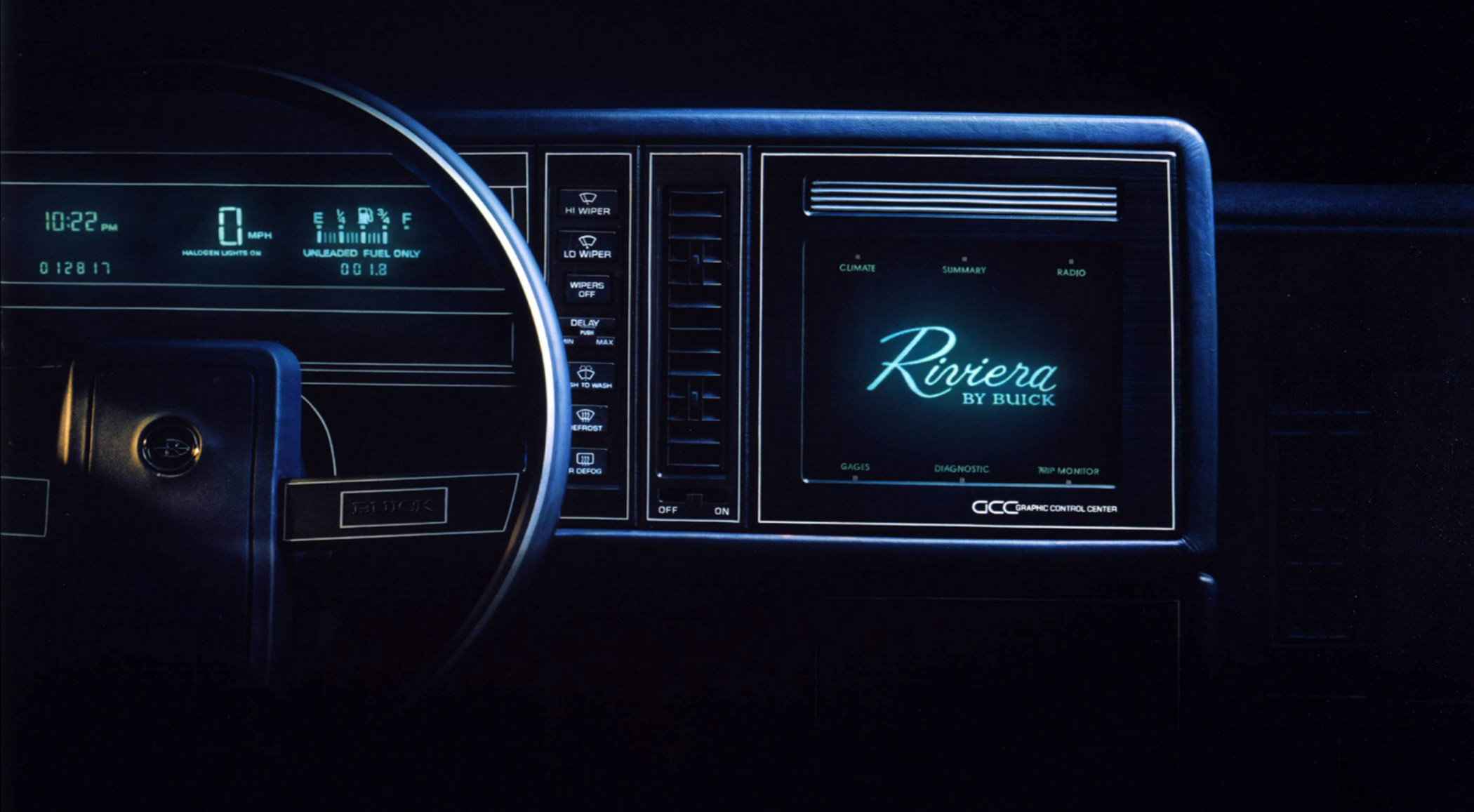Buick Riviera (1986) // Pantalla táctil