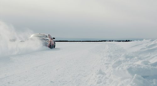 El Lucid Air eléctrico se somete a duros test de invierno