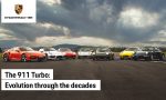 Todas las generaciones del Porsche 911 Turbo se enfrentan en una carrera