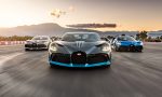Tres Bugatti Divo comparten pista: 15 millones de euros sobre el asfalto