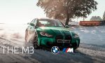El BMW M3 derrapa en un Circuito del Jarama completamente nevado