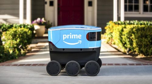 Robot Scout, así llegarán algún día a tu casa los paquetes de Amazon