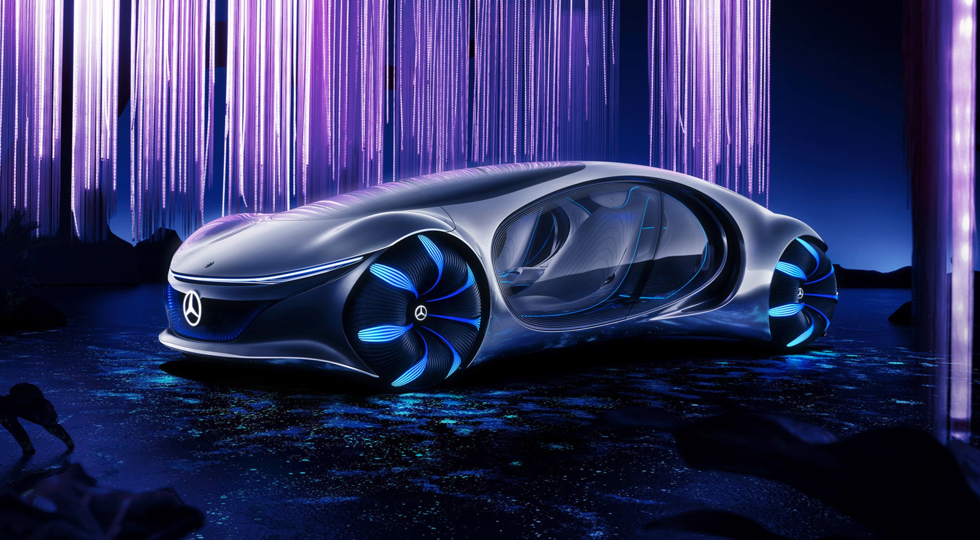 Coche futurista más bonito // Mercedes Vision AVTR