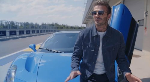 David Beckham pone a prueba su nuevo supercoche