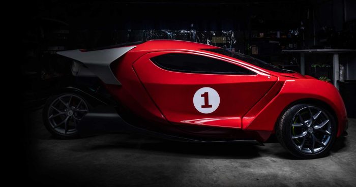 World’s fastest three-wheeled vehicle |  Electricity