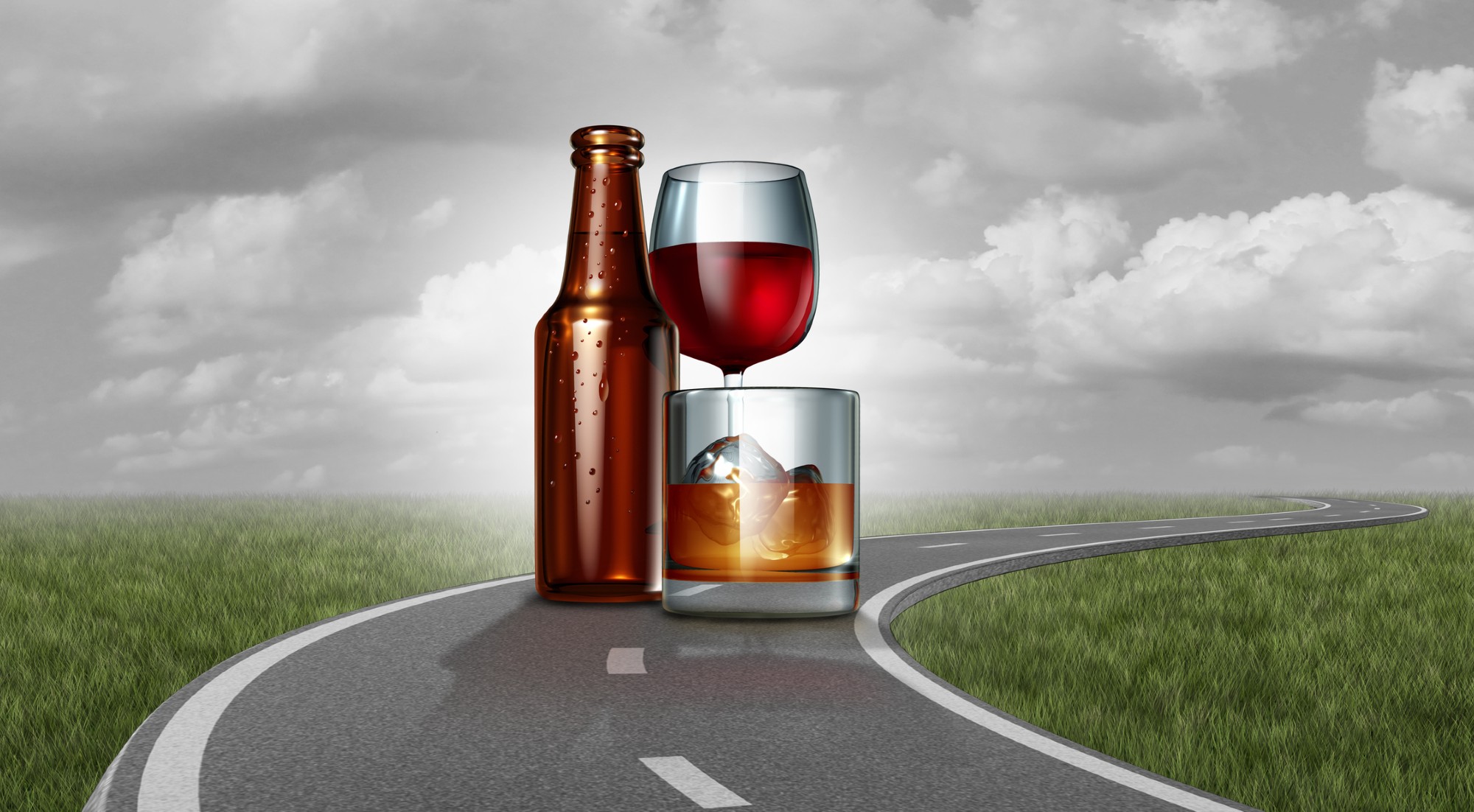 Alcohol al volante: ¿dos copas de vino dan positivo en un control?