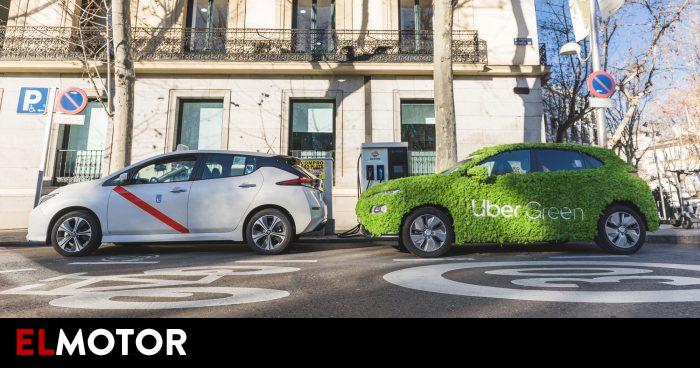 Uber estrena en Madrid su servicio de movilidad verde