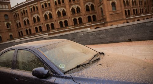 coche con calima