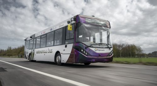 El autobús autónomo que ya circula por Escocia