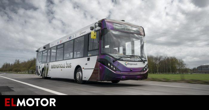 Autonomous buses already circulating in Scotland