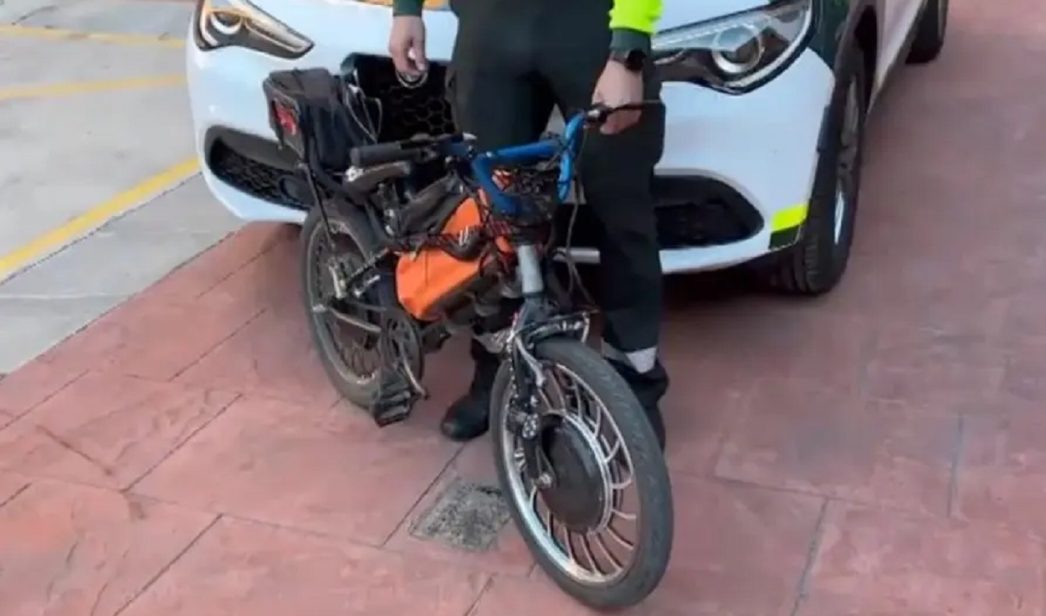 guardia civil bicicleta