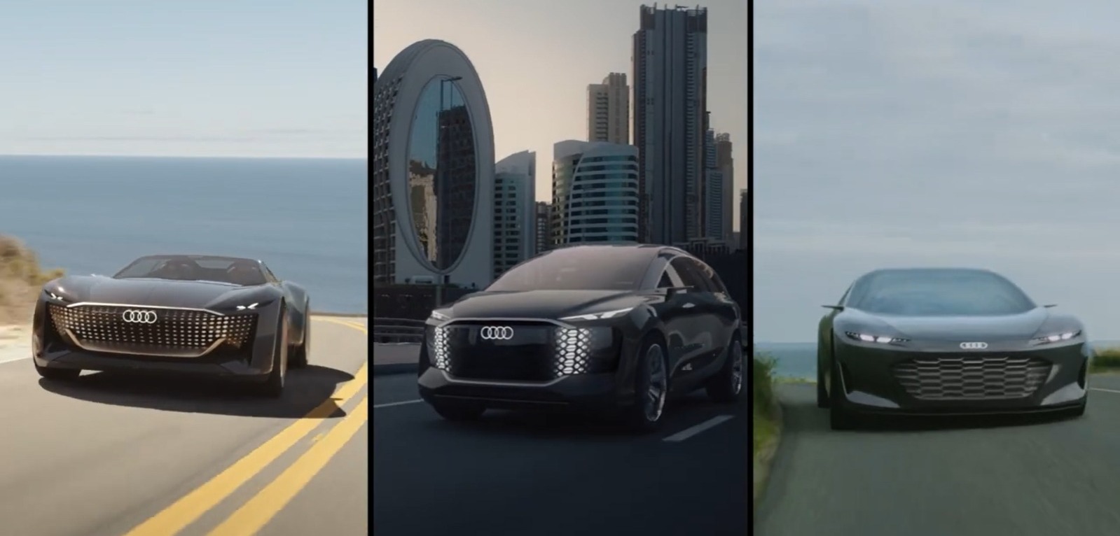 Skysphere, Urbansphere y Grandsphere, los nuevos prototipos de Audi