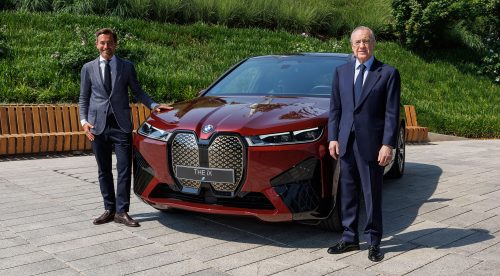 BMW entrega su nuevo coche oficial a Florentino Pérez