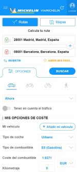 Cómo Calcular La Ruta Con ViaMichelin Y Otras Funciones De La Aplicación