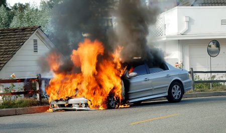 Incendio coche