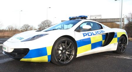 McLaren coche policía