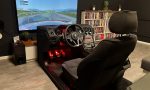 Un simulador de videojuegos creado con el interior de un Alfa Romeo