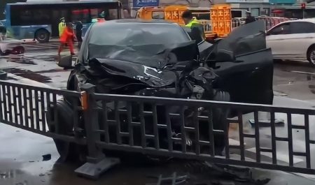 Tesla China accidente