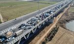 Caos total en China: más de 200 coches chocan en un puente