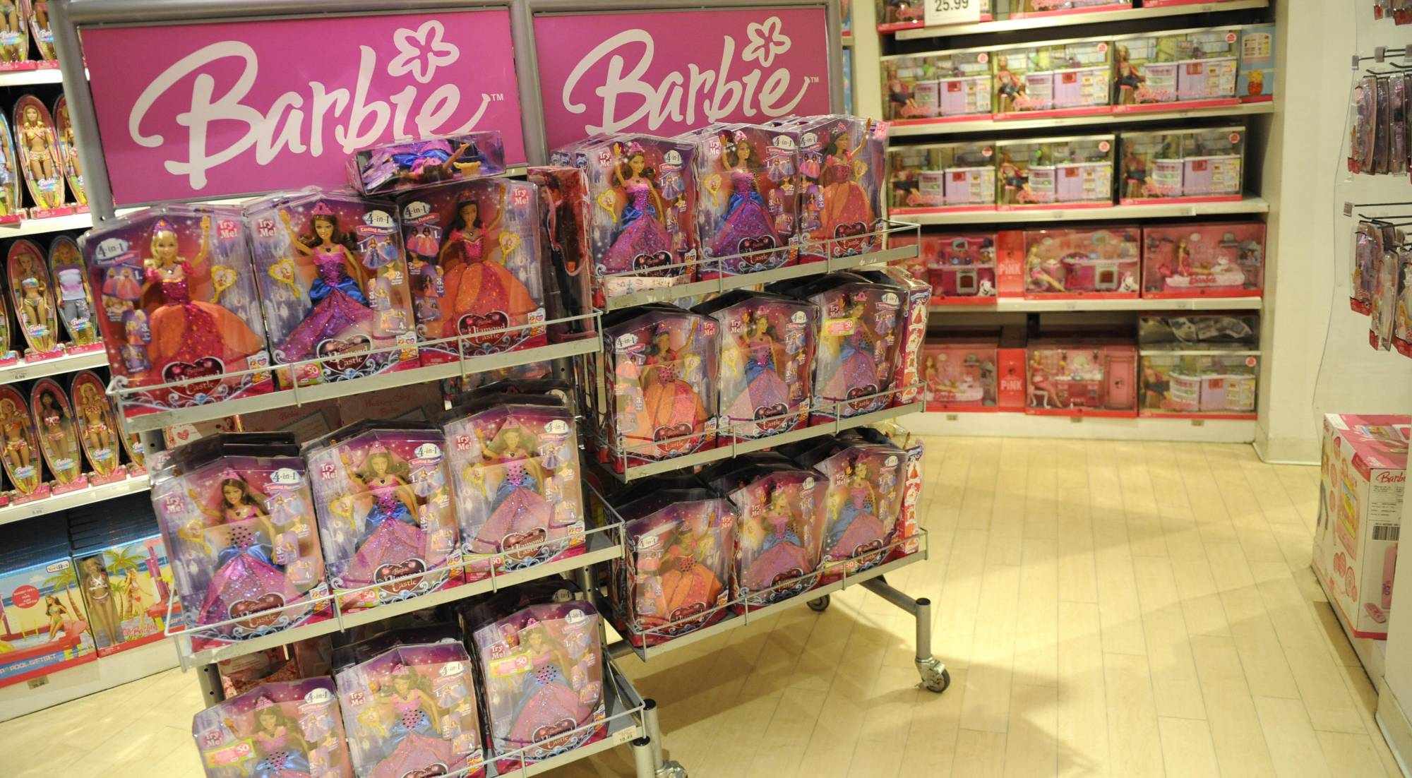 coches barbie