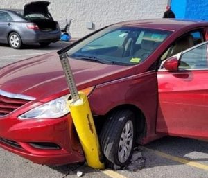 aparcamiento accidente