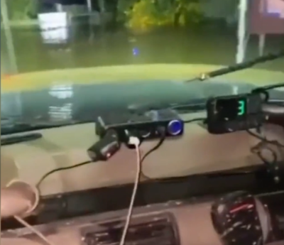Interior coche inundado