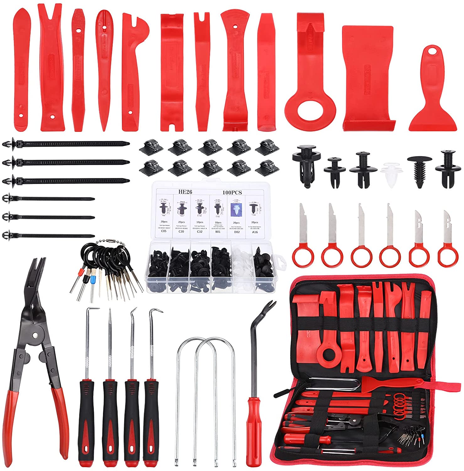 Día del Padre: kit de herramientas para el coche con 158 piezas