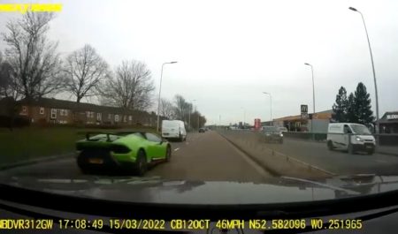 Lamborghini exceso de velocidad