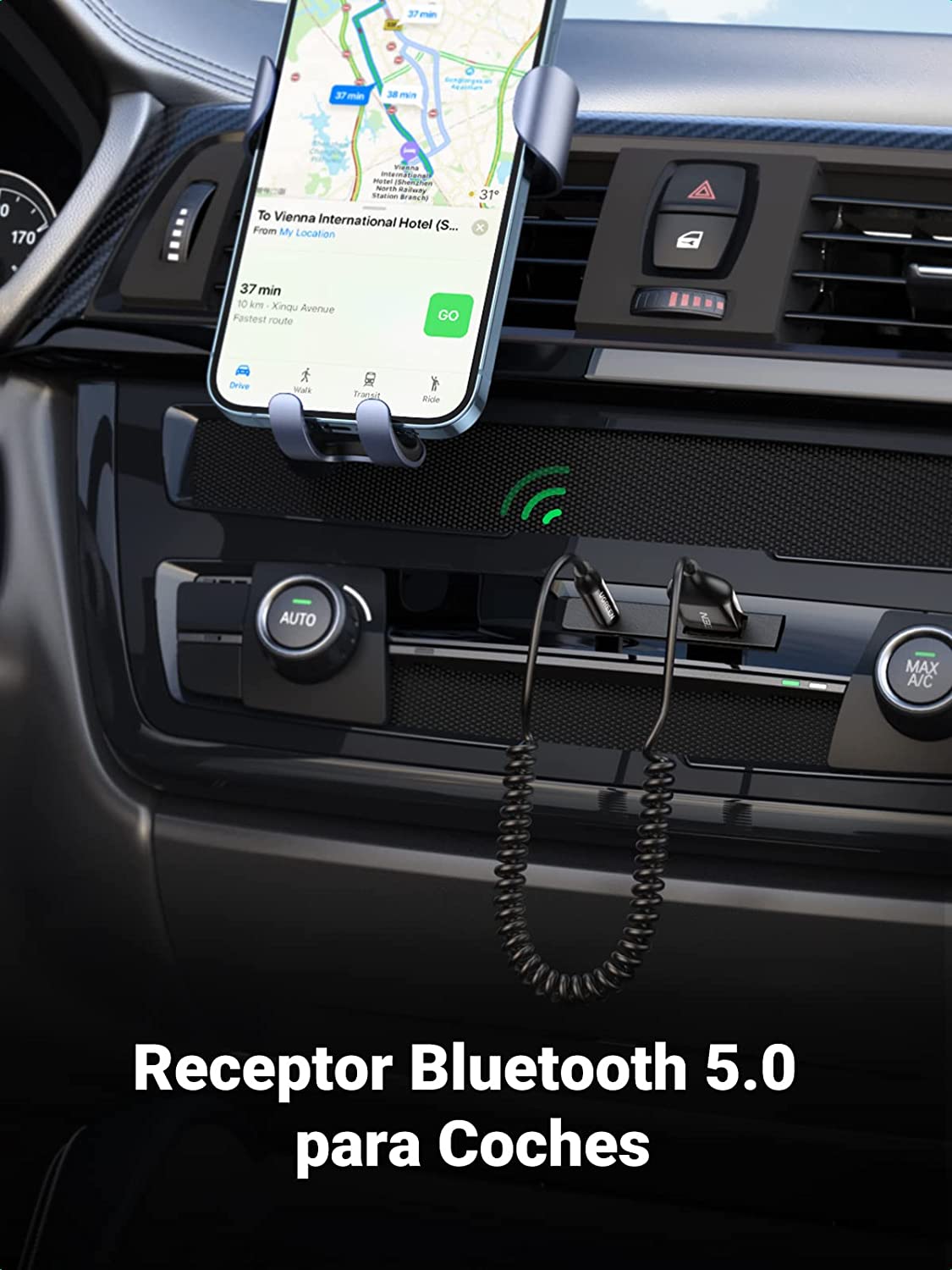 Receptor Bluetooth 5.0 para Coche