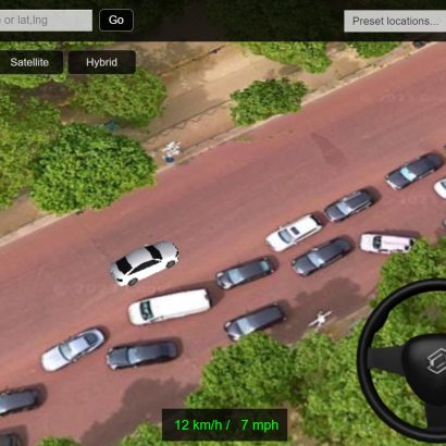 Driving Simulator, la función casi secreta de Google Maps