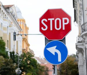 señal stop