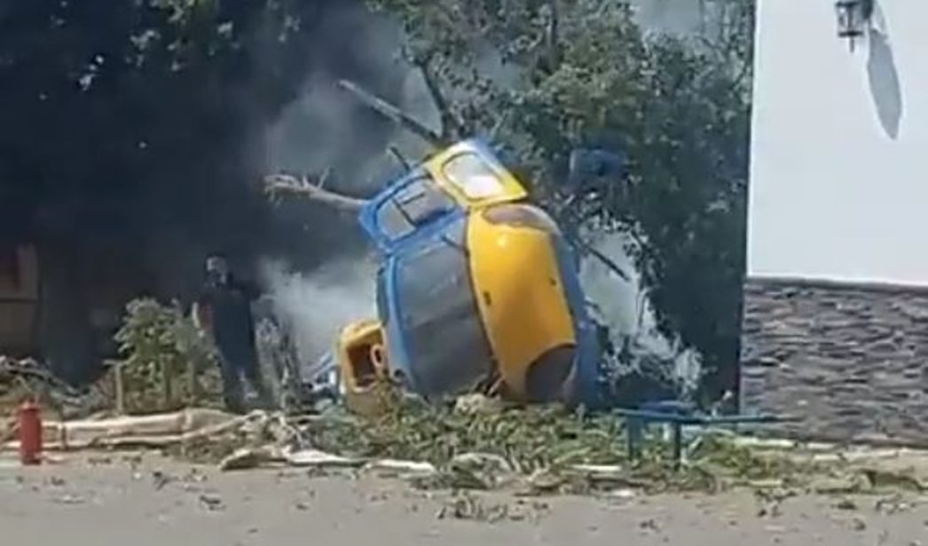 accidente helicoptero