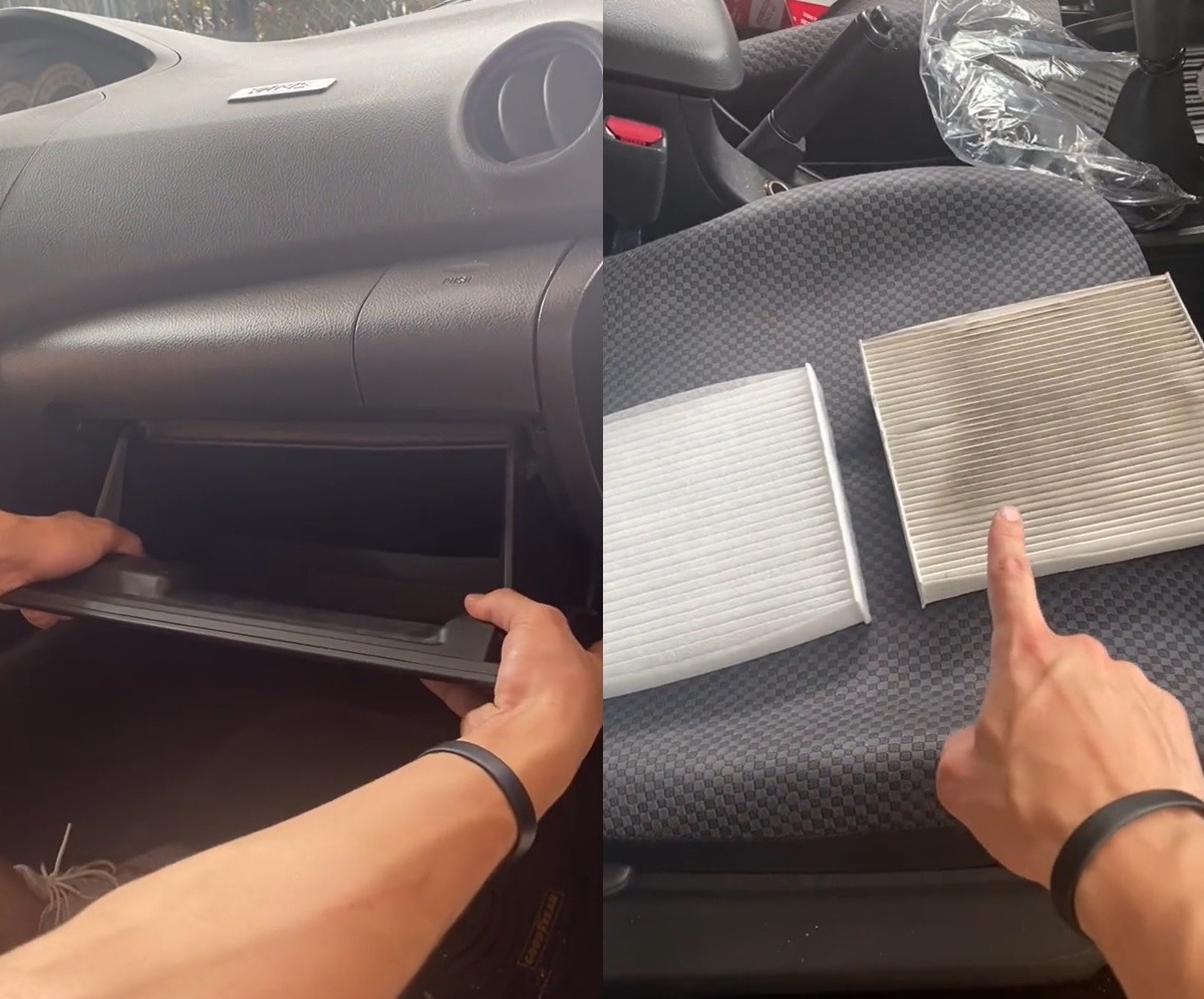 Limpiar filtro 💨aire acondicionado 🚖 coche / Clean filter 💨air  conditioning 🚖 car 
