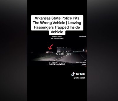 Policía Arkansas persigue al coche equivocado